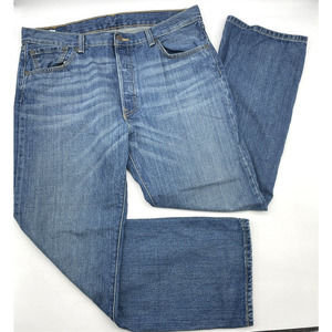 2012 Levi's 501 XX Quality Size 36x30 Medium Wash Straight Leg Mid Rise Jeans